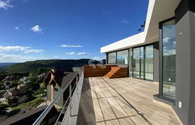 Casa em condomínio fechado com 4 quartos à venda na Rua Das Alfazemas, 1000, Bavaria, Gramado