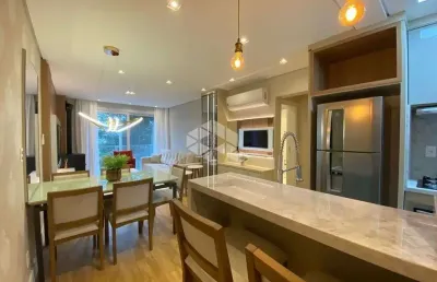 Apartamento 02 dormitórios mobiliado  e decorado próximo lago negro