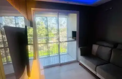 Apartamento mobiliado com 2 quartos e 1 vaga no bairro santa rita em guaíba - rs