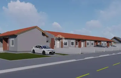 Casa à venda com 2 quartos e 1 vaga no bairro pedras brancas em guaiba