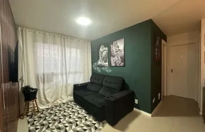 Apartamento semi mobiliado à venda no residencial são nicolau - estância velha, canoas