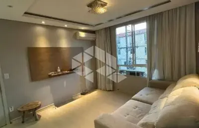Apartamento semimobiliado, 2 dormitórios, 1 vaga de garagem. condominio esteio belo
