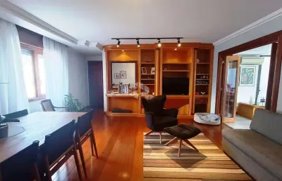 Apartamento mobiliado à venda, dr. eduardo chartier, 3 quartos, suíte, sacada, 2 vagas, elevador, bairro higienópolis