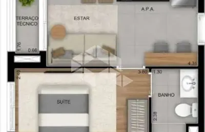 Studio de 28m² em jardim prudência com lazer completo!