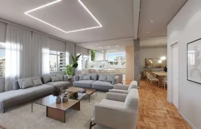 Apartamento 3 dormitórios e 1 vaga de 230m² em higienópolis