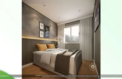 Apartamento com 2 dormitórios, varanda e 28m² na vila santa clara
