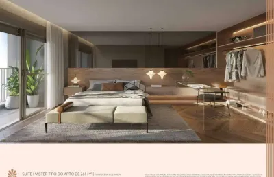 Penthouse com 4 suítes e 6 vagas no brooklin, 520m²