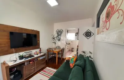 Apartamento 02 dormitórios, reformado, 1 vaga de garagem no bairro passo d'areia, em porto alegre. aceita financiamento.