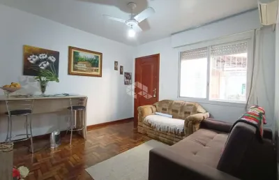 Apartamento 1 dormitório, térreo no bairro humaitá, aceita financiamento e fgts!