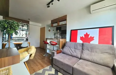 Apartamento 2 quartos, 1 vaga de garagem, mobiliado, bairro jardim carvalho em porto alegre
