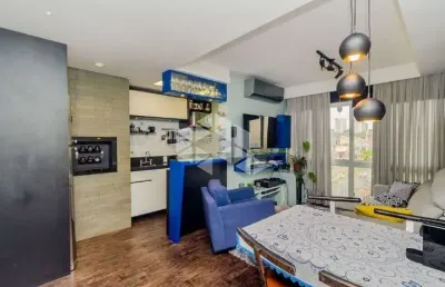 Apartamento semi mobiliado de 2 dormitórios com suíte e 3 vagas de garagem no bairro passo da areia