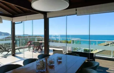 Cobertura duplex 4 suítes alto padrão no santinho - florianópolis/sc