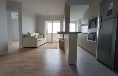 Apartamento 56m², 2 dormitórios, churrasqueira, 2 vagas de garagem no panazzolo