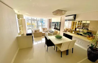 Apartamento vista mar - 3 dormitórios/suítes - balneário camboriú  - mobiliado