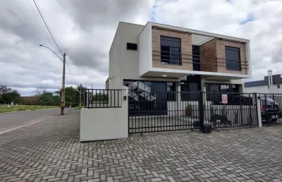 Sobrado semimobiliado bairro quintas 2 quartos, 2 suítes, churrasqueira e 2 vagas