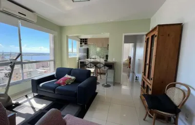 Apartamento de 01 dormitório, totalmente mobiliado, no centro histórico  com vista panoramica