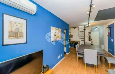 Cobertura mobiliada no menino deus de 2 dormitórios totalmente mobiliada,  no bairro menino deus