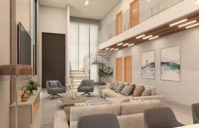 Casa em condomínio fechado, 370m², 3 quartos/dormitório (3 suítes), 2 vagas de garagem