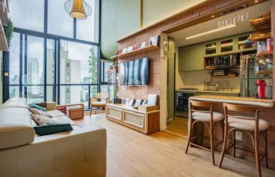 Venda apartamento na vila olimpia com 105 m² -  2 suítes - 2 vagas