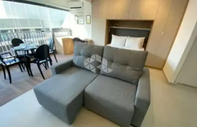 Venda apartamento com 41m² ,1 dormitório, 1 vaga mobiliado na bela vista