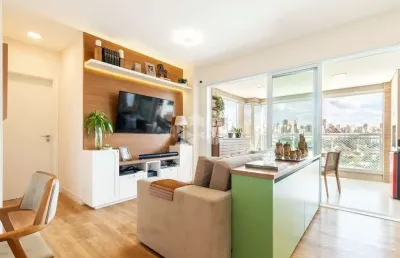 Apartamento à venda na vila olímpia com 110m², 3 quartos (sendo 1 suíte) e 2 vagas de garagem.