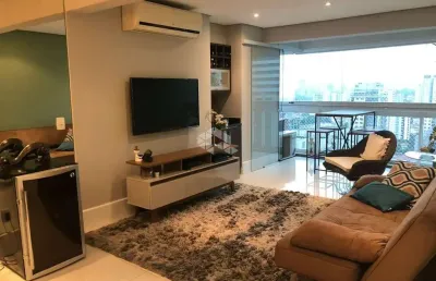 Apartamento à venda no brooklin com 96m², 2 dormitórios (1 suíte) e 2 vagas de garagem.