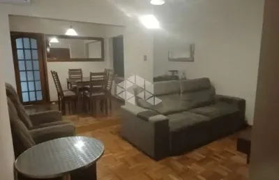 Apartamento de 02 dormitórios , duas garagens, no men. deus