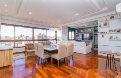 Apartamento alto padrão com 03 dormitórios no menino deus  duas vagas