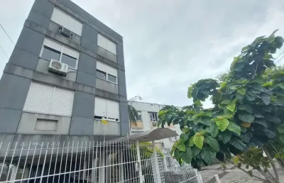 Apartamento de um dormitório com garagem escriturada no bairro partenon