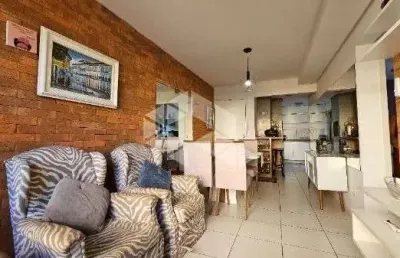 Apartamento de 03 dormitórios, semi-mobiliado, com  garagem