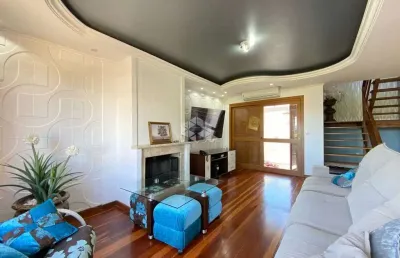 Casa em condomínio com 3 quartos e área gourmet com churrasqueira verdes campos à venda 227m2