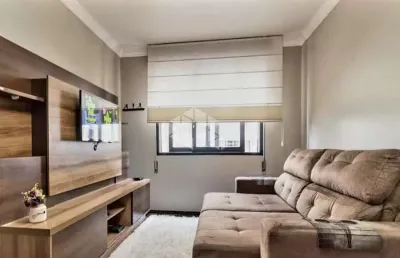 Crédito real vende apartamento de 1 dormitório com 1 vaga de garagem escriturada.