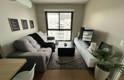 Fwd 1 dormitório mobiliado com suite e 02 vagas cobertas - central parque...