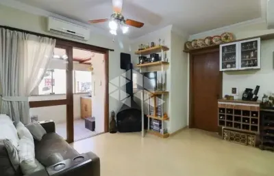 Apartamento mobiliado 2 dormitórios + 01 dependência,c/suíte, 02 vagas - petrópolis