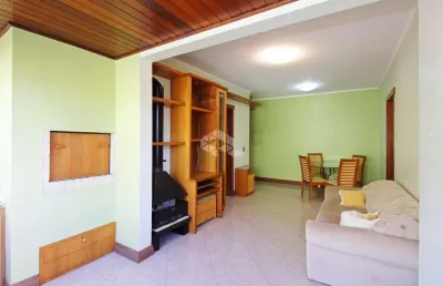 Apartamento 2d, 01 suite, 01 garagem, churrasq e lareira