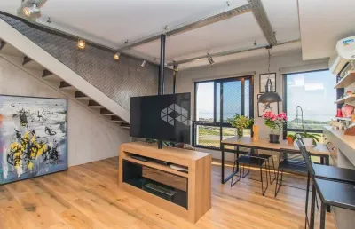 Apartamento com 2 dormitórios, sendo 1 suites e 2 vagas no bairro cristal
