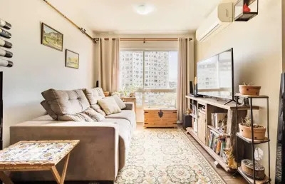 Apartamento de 2 dormitórios com churrasqueira no rossi caribe