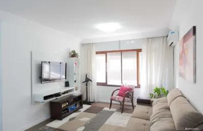 Apartamento 3 dormitórios, 1 suíte, vaga ampla, churrasqueira e salão de festa.