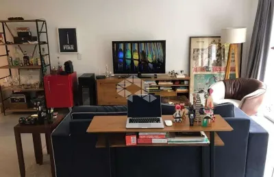 Studio decorado no trend residence nova carlos gomes em petrópolis.