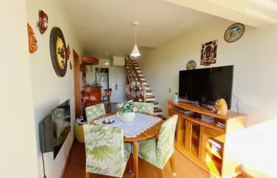 Cobertura de 2 quartos e 1 vaga no bairro menino deus