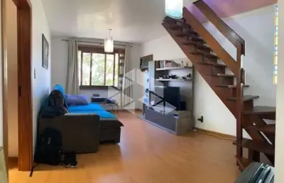 Cobertua de 3 dormitorios, semi-mobiliada com churrasqueira no bairro partenon