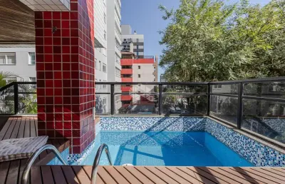 Um clássico com 253m2 privativos e sacadão com piscina próximo ao gnu