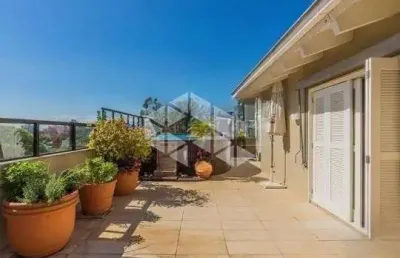 Cobertura 3 dormitórios, 1 suíte., churrasqueira, terraço com piscina, 2 vagas, mont' serrat, porto alegre