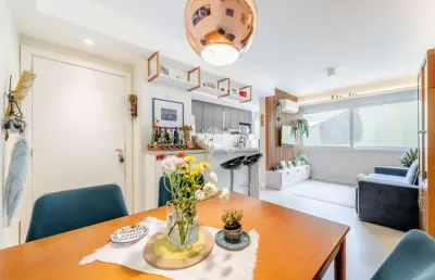 Apartamento 02 dormitórios com 01 vaga no bairro higienópolis