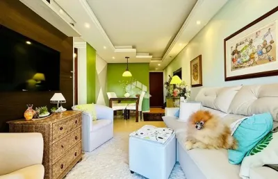Apartamento 70 m² 3 dormitórios 1 suíte, sacada, com 1 vaga coberta e escritura, no bairro cristo redentor.