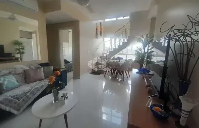 Cobertura mobiliada de 113,63m² com 2d, 1 suíte, 3 banheiros, vaga dupla no bairro medianeira