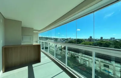 Apartamento central novo 02 dormitórios semimobiliado