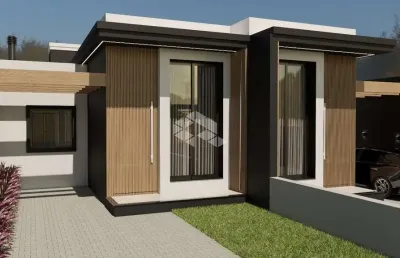 Casa geminada 2 dormitórios (1 suíte) em linha santa cruz