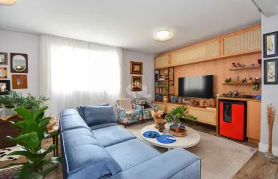 Apartamento pronto para morar, semi-mobiliado, 3 dormitórios, 1 suíte, 2 vagas,  bairro campinas.