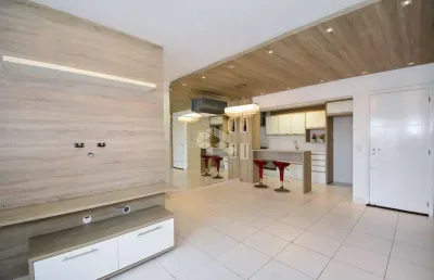 Apartamento com 3 quartos sendo 1 suíte e 2 vagas de garagem no bairro praia comprida em são josé/sc